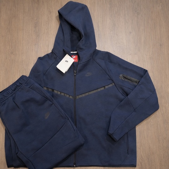 Nike Dark Blue Hooded Tracksuit